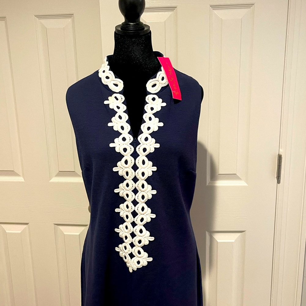 Lilly Pulitzer navy blue dress size XL